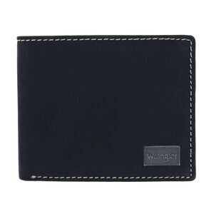 Wrangler Men's Oil Tanned Leather Bifold Wallet